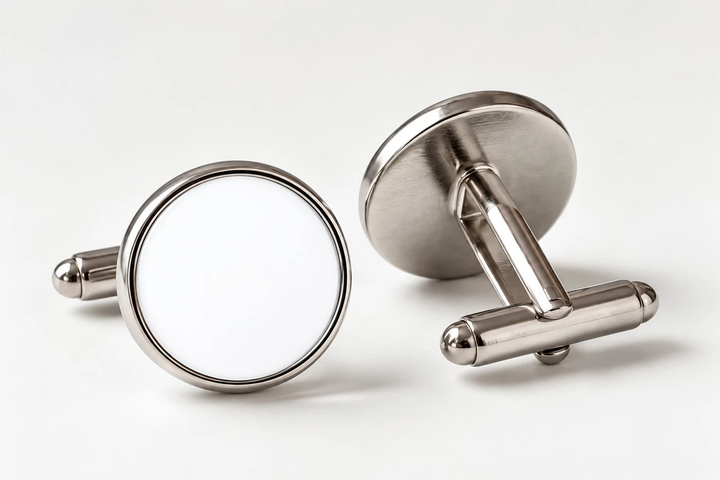 Personalised cufflinks — blank product template