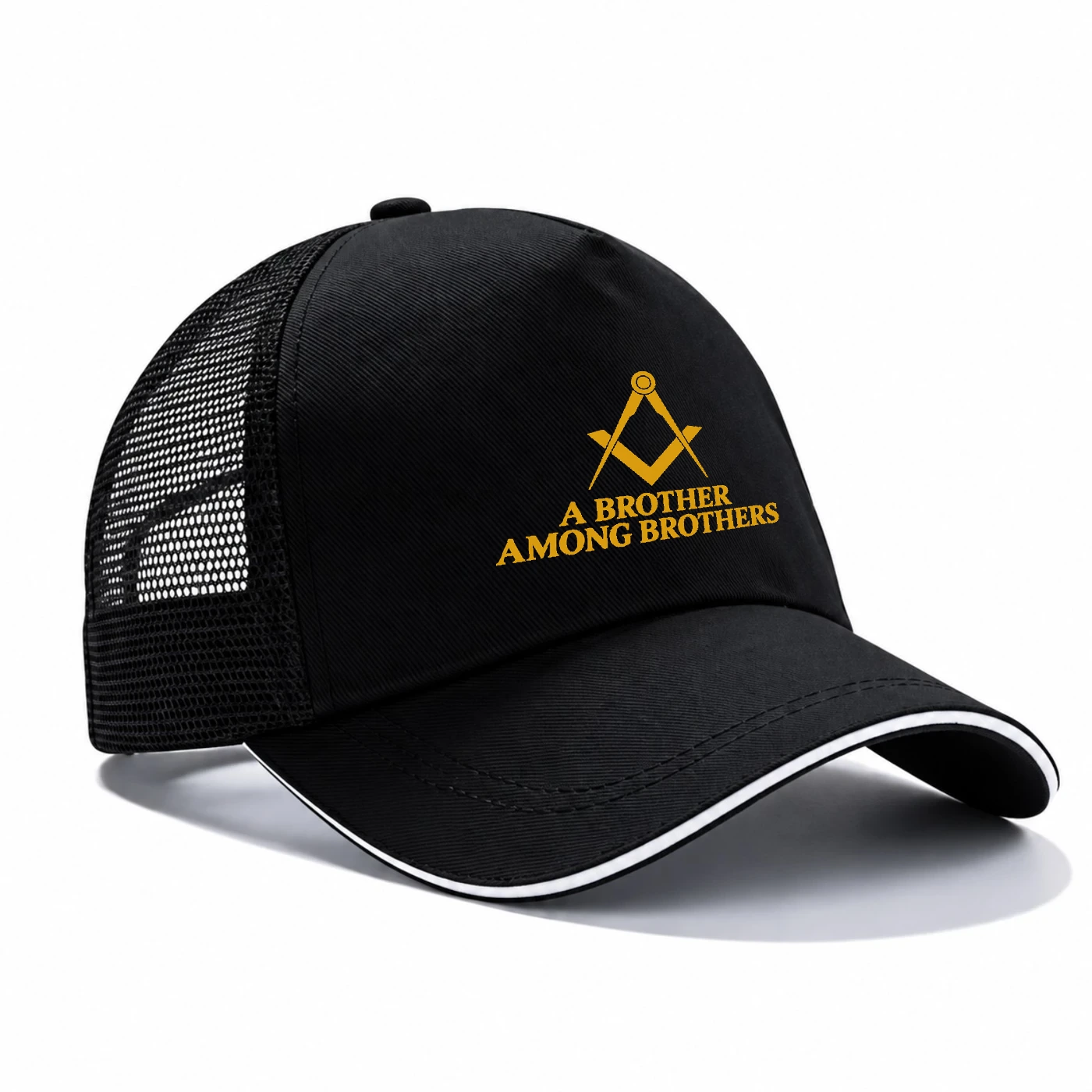 A Brother Among Brothers Black Mesh Cap