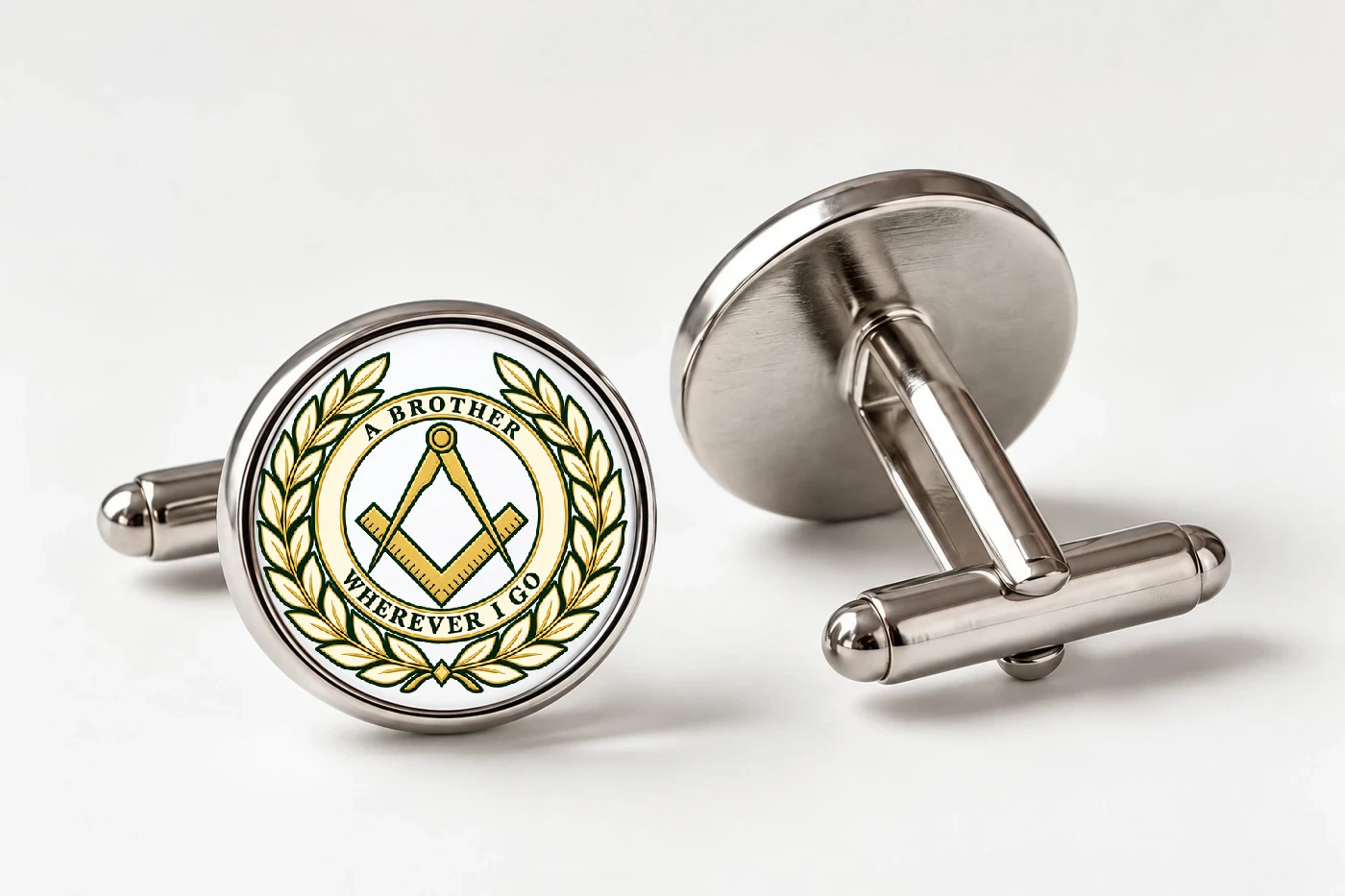 A Brother Wherever I Go Cufflinks