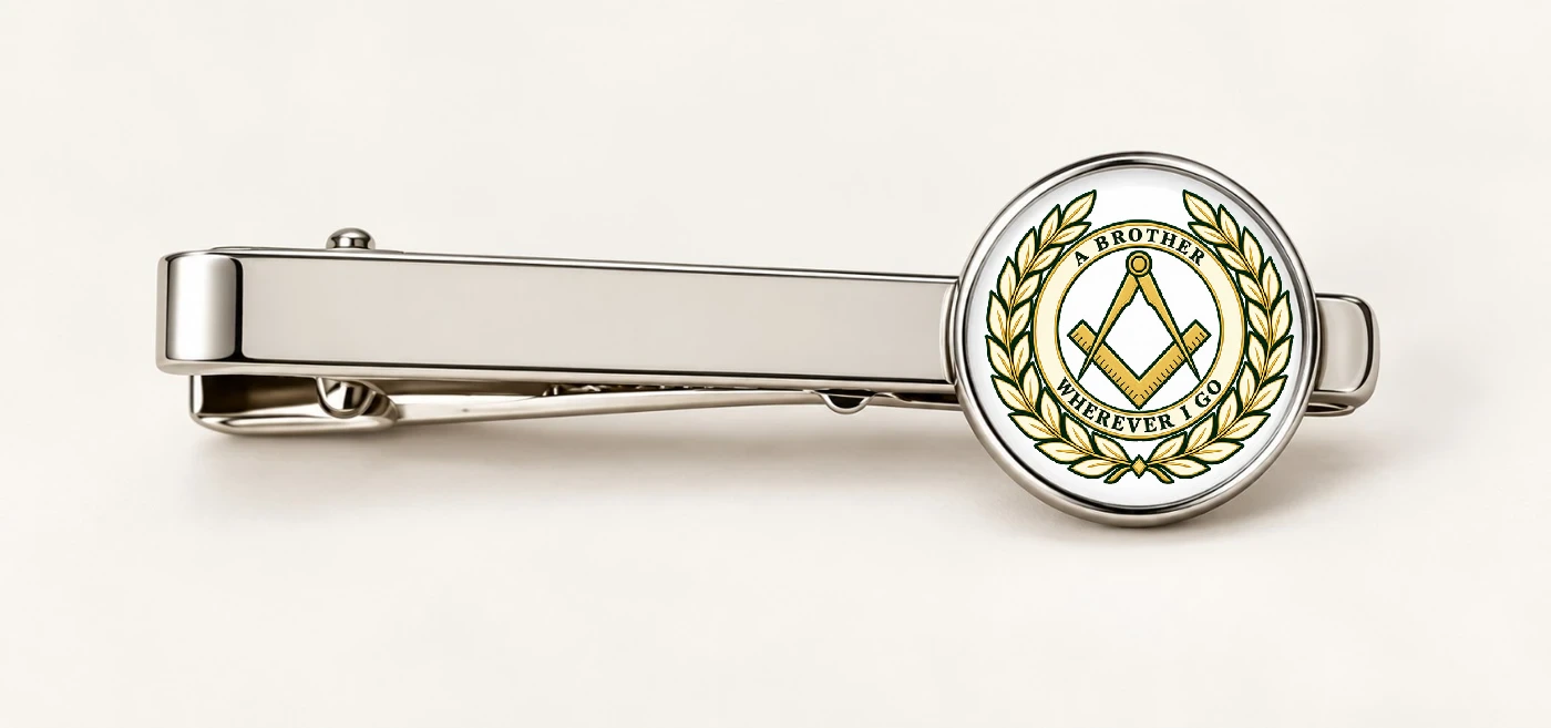 A Brother Wherever I Go Tie Pin