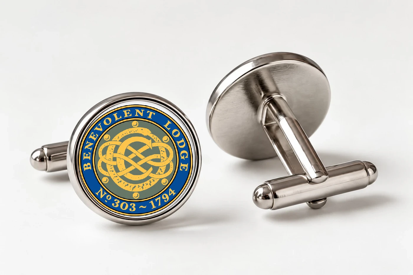 Printed Benevolent Lodge No. 303 Cufflinks