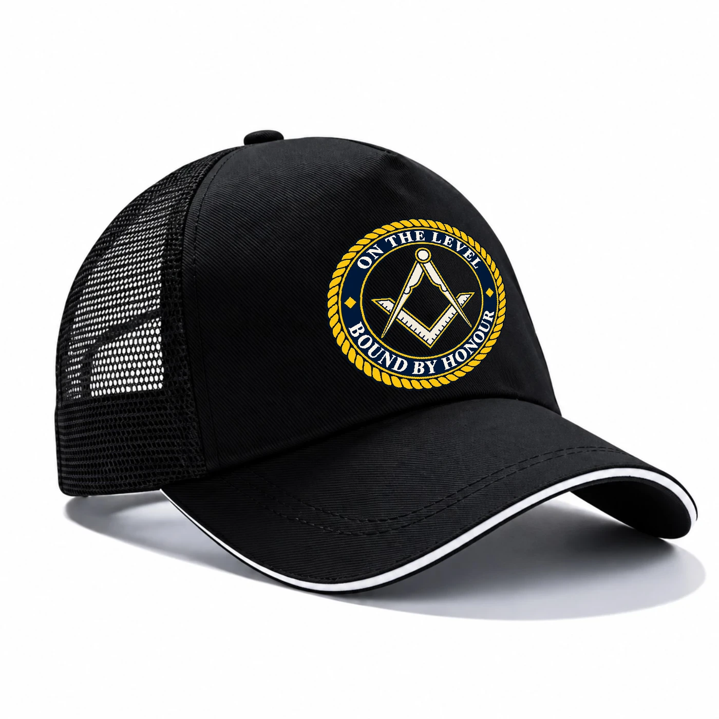 On the Level — Bound by Honour Black Mesh Cap
