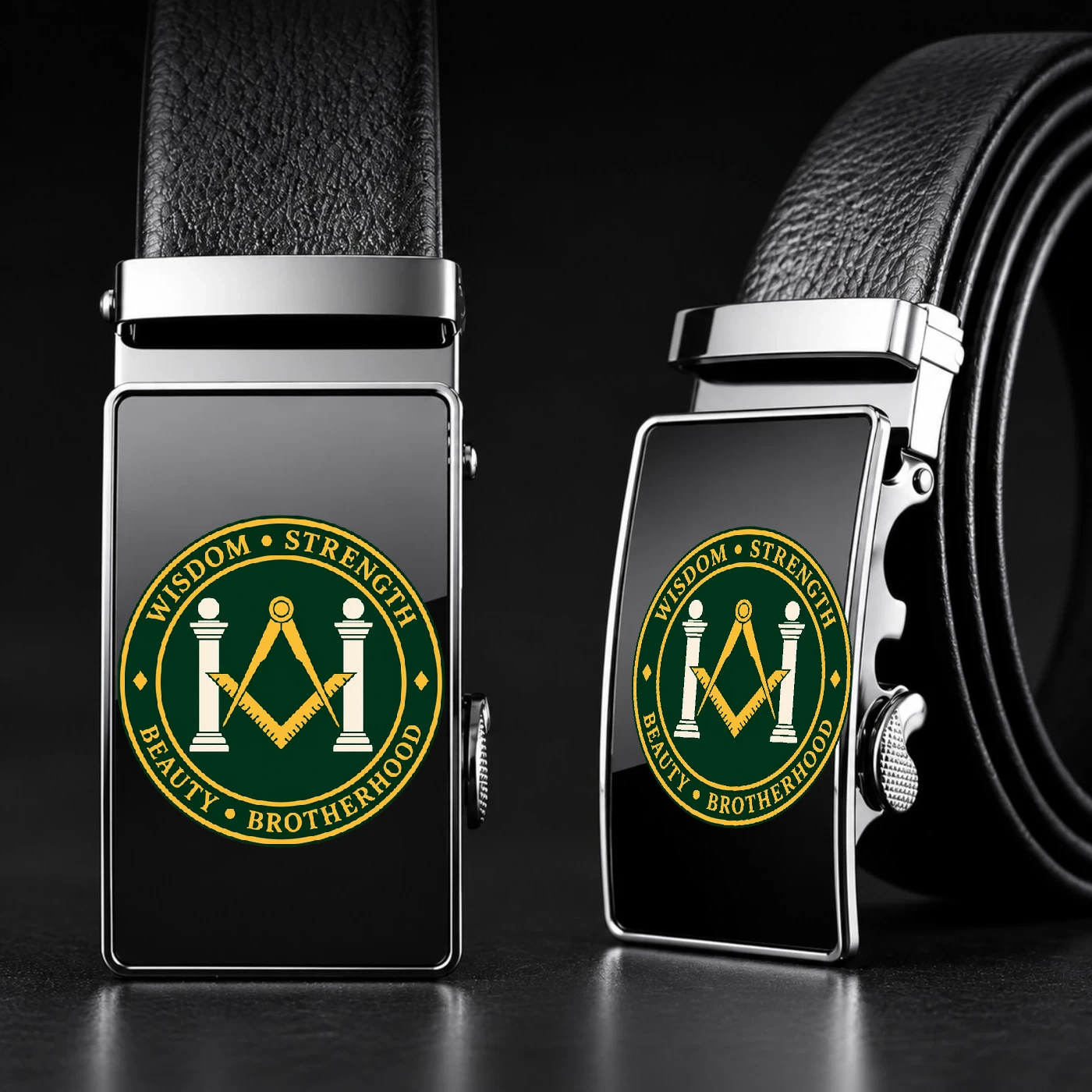 Wisdom Strength Beauty Brotherhood Belt