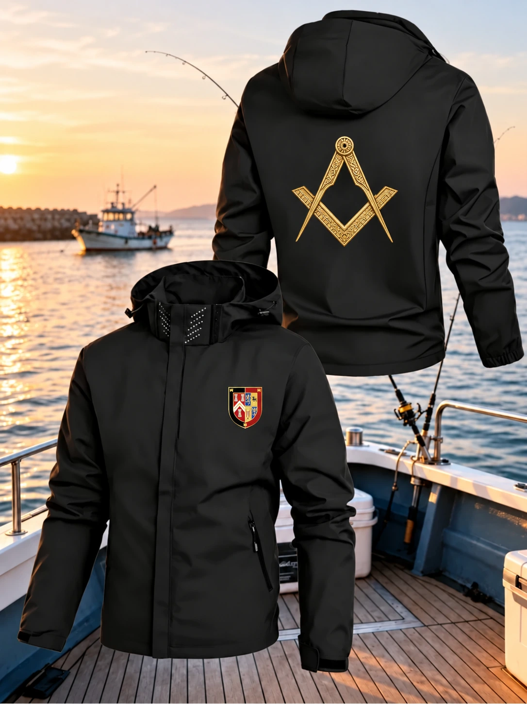 Provincial Devonshire Black Hooded Jacket